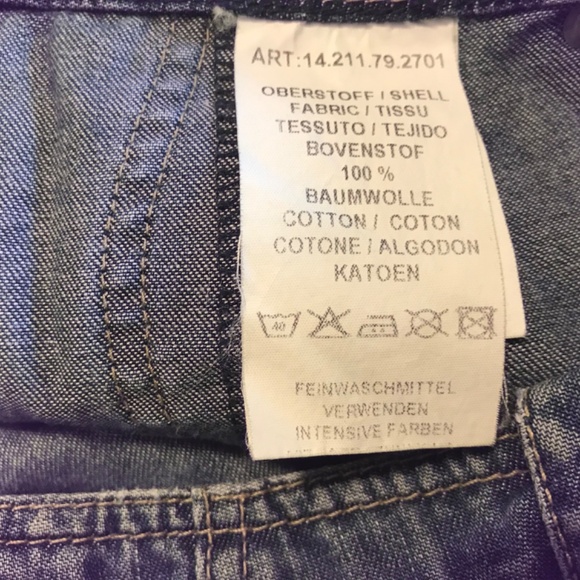 Vintage S.Oliver maxi denim distressed skirt - Picture 12 of 15